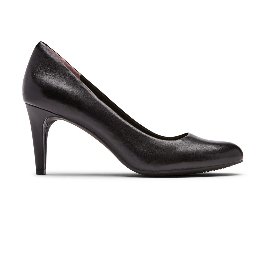 Rockport Women's Total Motion Arabella Heel Pumps - Black - USA (8930ALRVF)